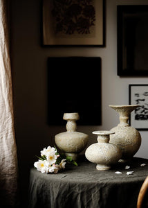 Ánfora Stoneware Vase