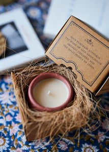 Lavender Terracotta Candle