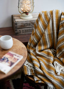 Striped Eco Wool Blanket