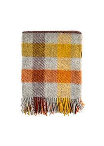 Autumnal Gotland Wool Blanket