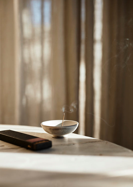 Cloud Glazed Incense Chalice