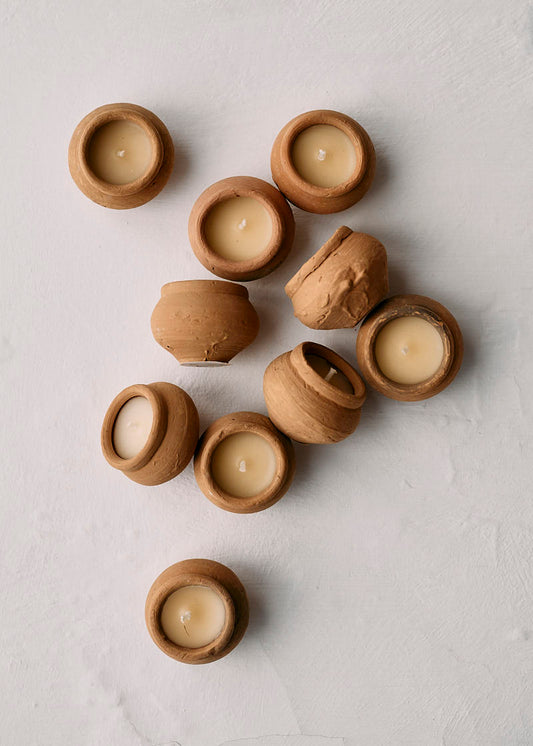 Terracotta Tealights - Unscented