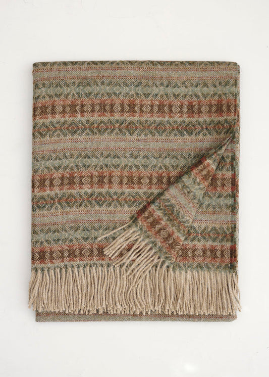 Hedgerow Fair Isle Weave Throw