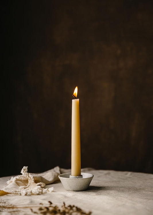 Organic Beeswax Dinner Candles