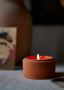 Moroccan Amber Terracotta Candle