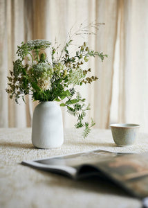 Paperwhite Ceramic Vase