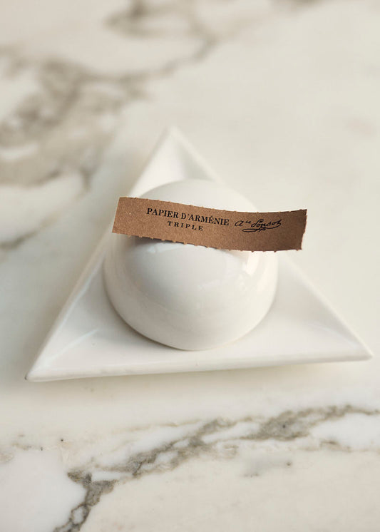 White Papier d’Arménie Incense Burner