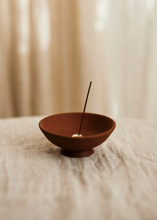 Earth Terracotta Incense Dish