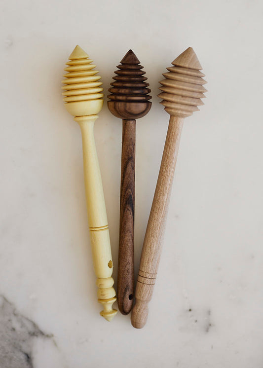 Wooden Honey Dipper