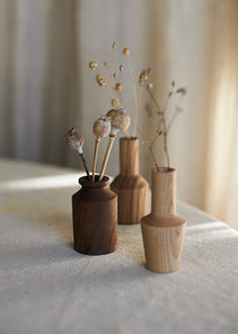 Mini Wooden Vases
